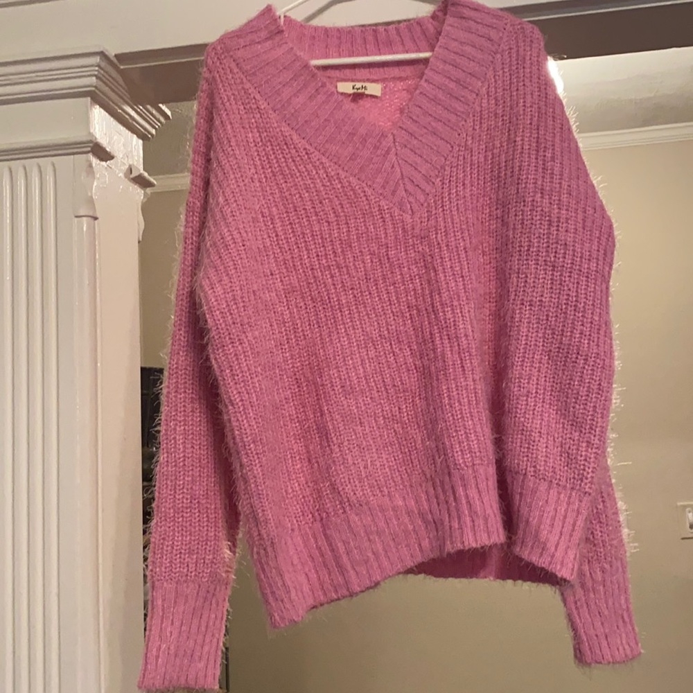 Pink baggy sweater